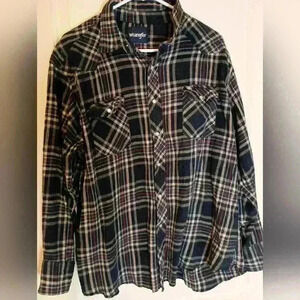 2/$30 Mens button up WRANGLER (#357)